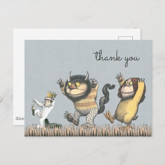 野生のものは誕生日ありがとう ポストカード (正面/裏面)