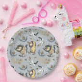 野生のものは赤ちゃんシャワー紙プレート ペーパープレート (パーティー)