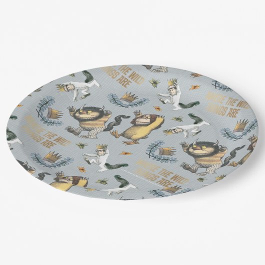 野生のものは赤ちゃんシャワー紙プレート ペーパープレート (アングル)