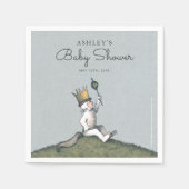 野生のものは赤ん坊シャワーのナプキン スタンダードカクテルナプキン (正面)