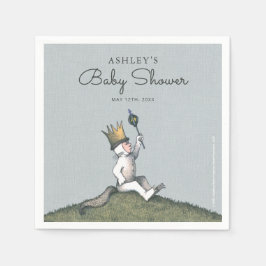 野生のものは赤ん坊シャワーのナプキン スタンダードカクテルナプキン