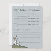 野生のものは赤ん坊シャワーの予測である ノートカード (正面)