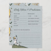 野生のものは赤ん坊シャワーの予測である ノートカード (正面/裏面)