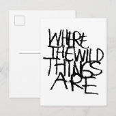 野生のものをどこにでも　| 手書き ポストカード (正面/裏面)