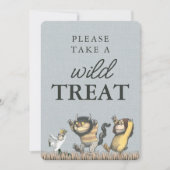 野生のものをどこまでも | お菓子を取って 招待状 (正面)