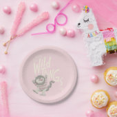 「野生のものを支配する者」- ピンク ペーパープレート (パーティー)