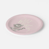 「野生のものを支配する者」- ピンク ペーパープレート (アングル)