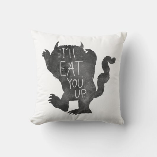 野生のもの |私が上に行食べくる クッション (正面)