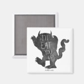 野生のもの |私が上に行食べくる マグネット (正面/裏面)