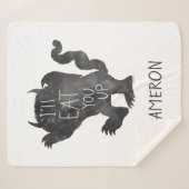 野生のもの |私が上に行食べくる |名前の追加 シェルパブランケット (正面(横))