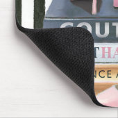 野生のりんご|のオートクチュールは-靴及びバッグ縞で飾ります マウスパッド (コーナー)