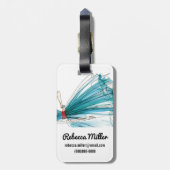 野生のりんご|オートクチュールのファッションのスケッチ ラゲッジタグ (裏面縦)