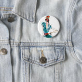 野生のりんご|オートクチュールのファッションのスケッチ 缶バッジ (インサイチュ)