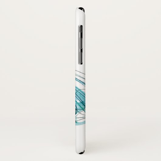 野生のりんご|オートクチュールのファッションのスケッチ Case-Mate iPhoneケース (裏面/左)