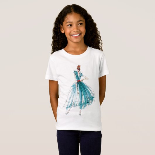 野生のりんご|オートクチュールのファッションのスケッチ Tシャツ (正面フル)