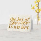 野生のりんご|着服の喜び-ガーリーな引用文 カード (黄色い花)