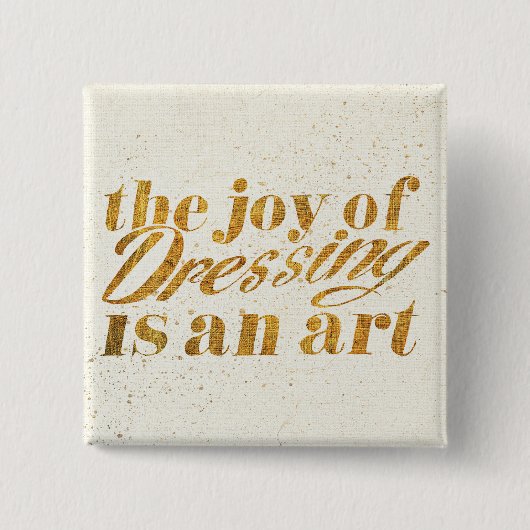 野生のりんご|着服の喜び-ガーリーな引用文 缶バッジ (正面)