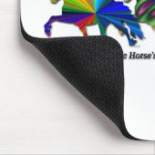 野生のアイスランドの馬 マウスパッド (コーナー)