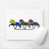 野生のアイスランドの馬 マウスパッド (マウス)