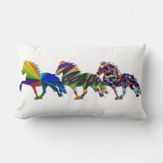 野生のアイスランド人 ランバークッション (正面)