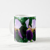 野生のアイリス写真のマグ コーヒーマグカップ (正面左)