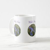 野生のアイリス野生の花のコーヒー・マグ コーヒーマグカップ (正面左)