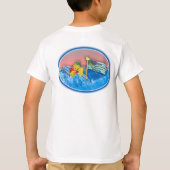 野生のアヒルちゃん水公園2009年(印刷される子供) Tシャツ (裏面)