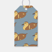 野生のアヒルの贈り物ラベル ギフトタグ (正面)