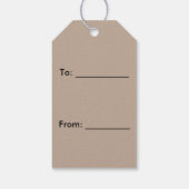 野生のアヒルの贈り物ラベル ギフトタグ (裏面)