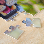 野生のアフリカヒョウ。 ジグソーパズル (側面)