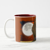 野生のアフリカ動物を愛するビッグ5 ツートーンマグカップ (左)