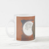 野生のアフリカ動物を愛するビッグ5 フロストグラスマグカップ (左)