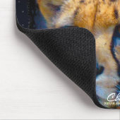 野生のアフリカ動物を愛するビッグ5 マウスパッド (コーナー)