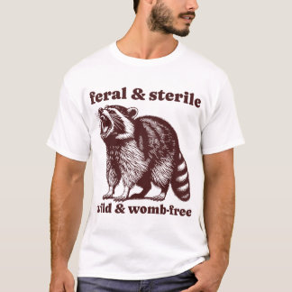 野生のアライグマの子宮摘出術 Tシャツ