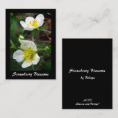 野生のイチゴの花ATC 名刺 (正面/裏面)