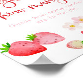 野生のイチゴ誕生日推測ゲームの数 ポスター (角)