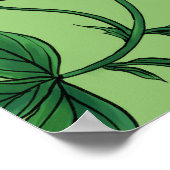 野生のイチゴ赤/黄/緑/ ポスター (角)