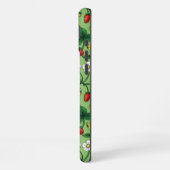 野生のイチゴ赤/黄/緑/ iPhoneケース (左側面)