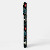 野生のイチゴ赤/黄/青/黒 iPhoneケース (左側面)