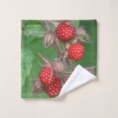 野生のイチゴ バスタオルセット (ウォッシュタオル)