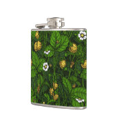 野生のイチゴ、黄色と緑 フラスク (左)