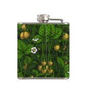 野生のイチゴ、黄色と緑 フラスク (裏面)