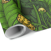 野生のイチゴ、黄色と緑 ラッピングペーパー (ロールコーナー)