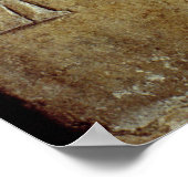 野生のイノシシレリーフ、 浮き彫りを描いたステラ狩り ポスター (角)