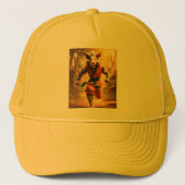 「野生のイノシシ悟空ハイテックフィットネスフュージョン帽」 キャップ (正面)