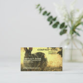 野生のウサギの名刺 名刺 (スタンド正面)