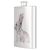 野生のウサギの羽 フラスク (左)