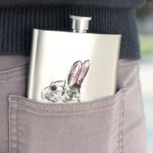 野生のウサギの羽 フラスク (インサイチュ)
