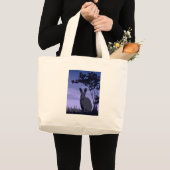 野生のウサギ ラージトートバッグ (正面(商品))