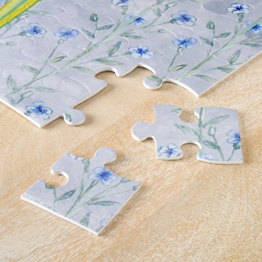 野生のエキゾチックカラフル鳥 ジグソーパズル (側面)